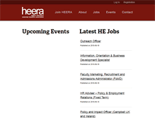 Tablet Screenshot of heera.ac.uk